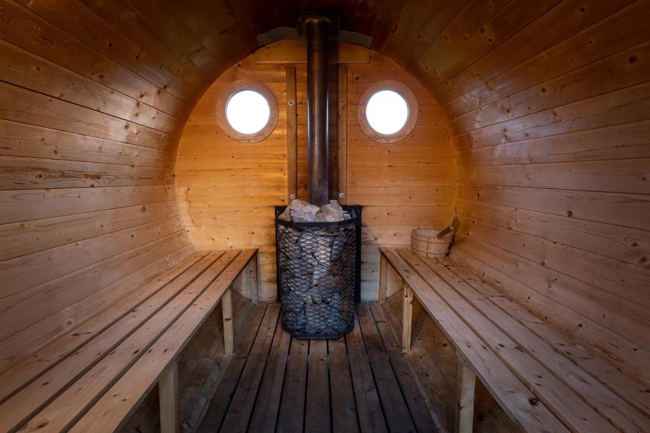 Witowianskie Domki Z Kominkiem, Jacuzzi I Sauna Dzianisz Exterior photo