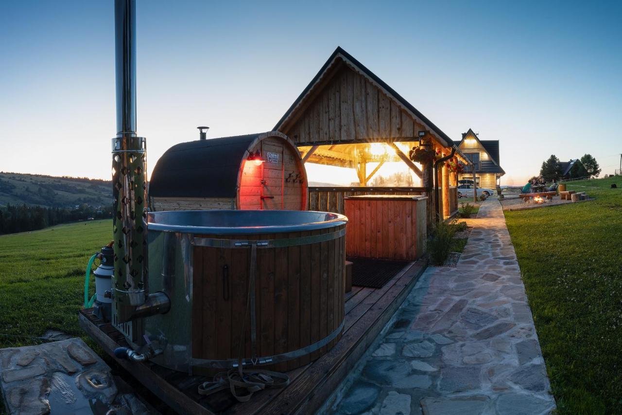 Witowianskie Domki Z Kominkiem, Jacuzzi I Sauna Dzianisz Exterior photo