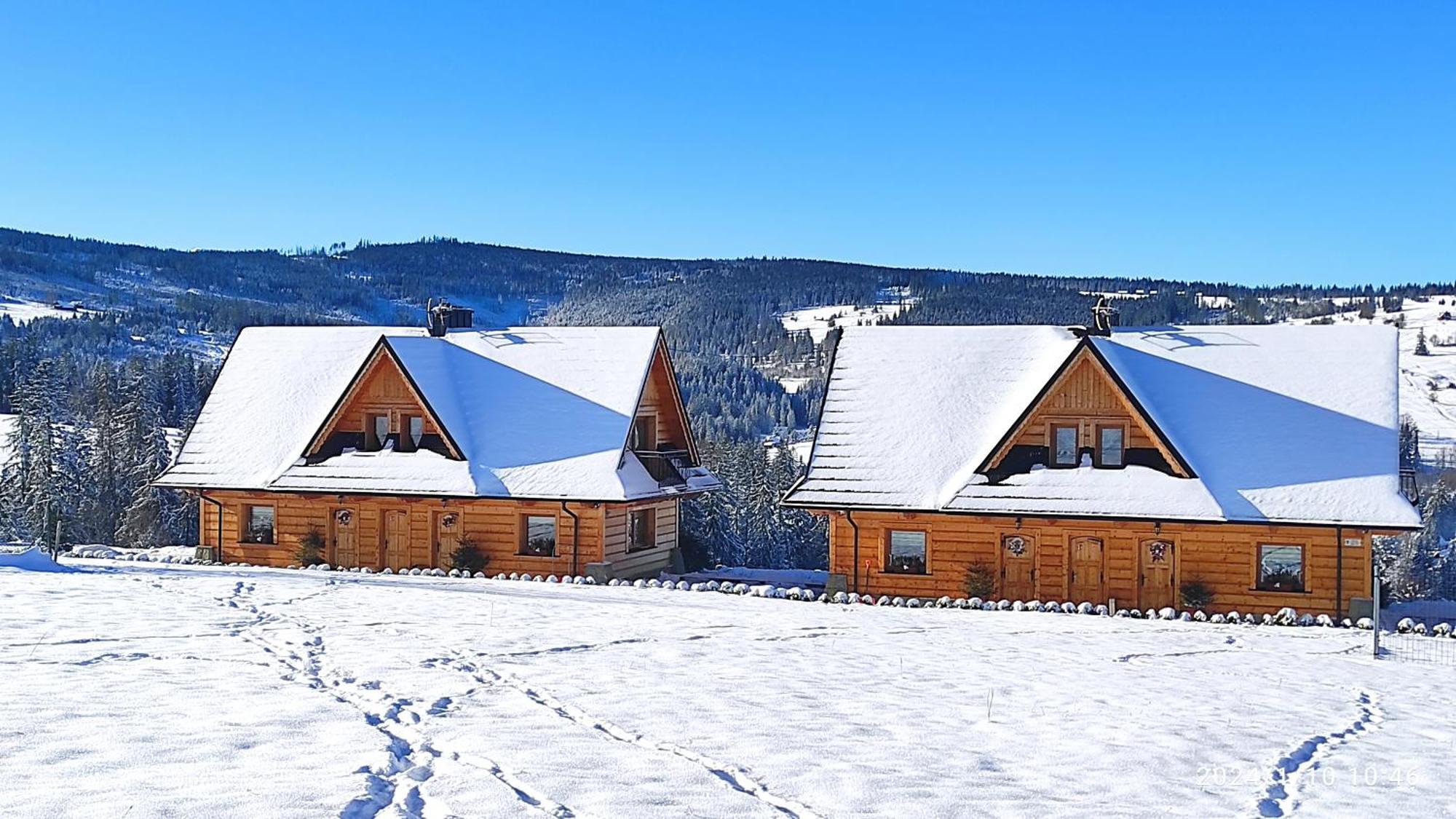 Witowianskie Domki Z Kominkiem, Jacuzzi I Sauna Dzianisz Exterior photo
