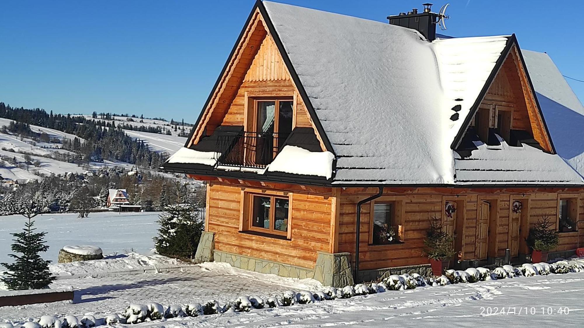 Witowianskie Domki Z Kominkiem, Jacuzzi I Sauna Dzianisz Exterior photo