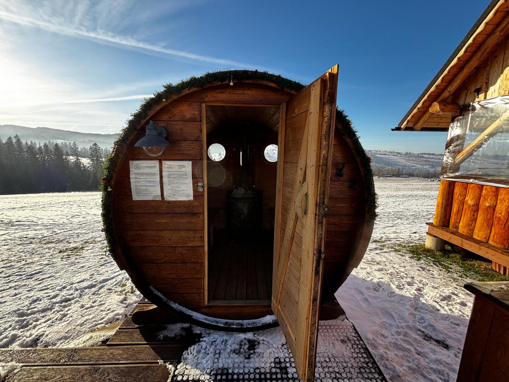 Witowianskie Domki Z Kominkiem, Jacuzzi I Sauna Dzianisz Exterior photo
