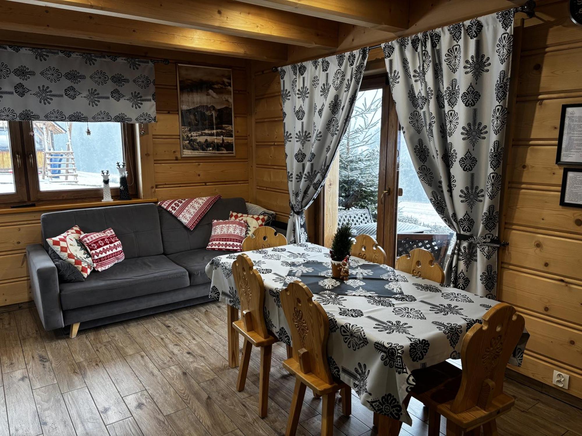 Witowianskie Domki Z Kominkiem, Jacuzzi I Sauna Dzianisz Exterior photo